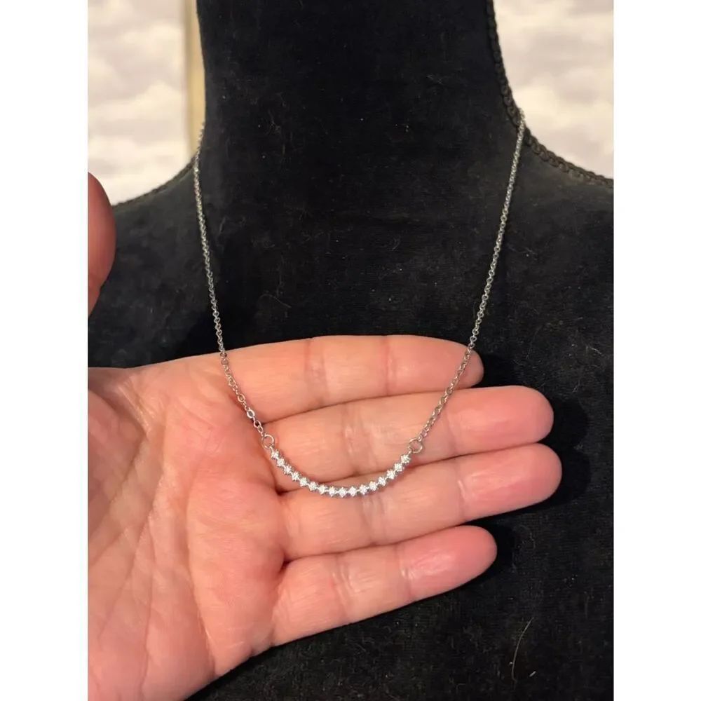 Gorgeous lab created stones in beautiful sterling silver setting.